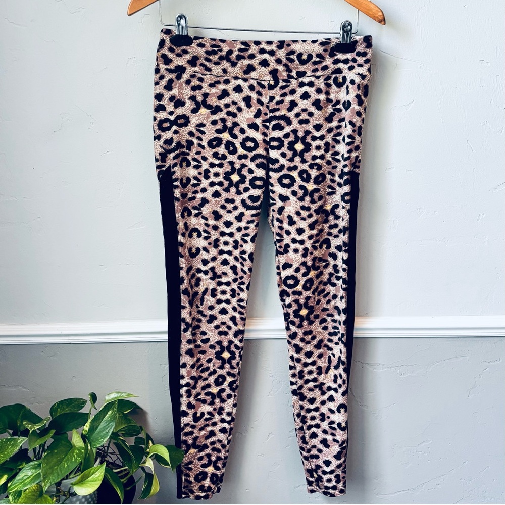 Miss Me Leggings Leopard Print Size Medium